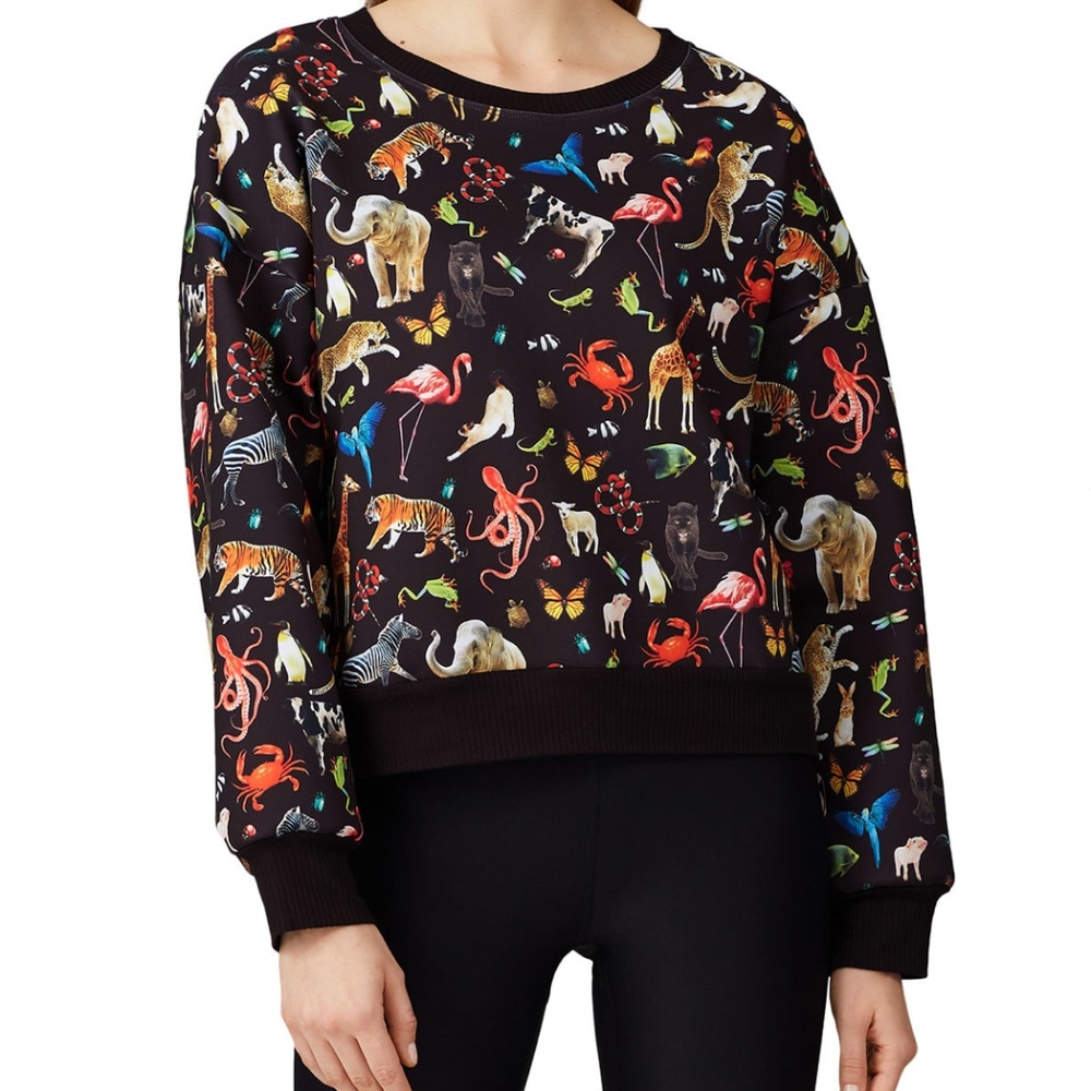 Terez | Animal print sweatshirt